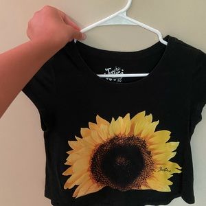 JUSTICE SUNFLOWER GIRLS TEE SHIRT 👚 SUPER CUTE 🌻